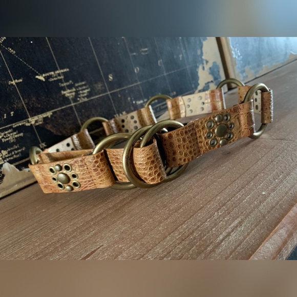 Brass Ring Guess Leather Belt main image 8